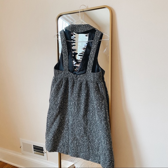 Anna Sui tweed dress with decorative neckline - Picture 2 of 3